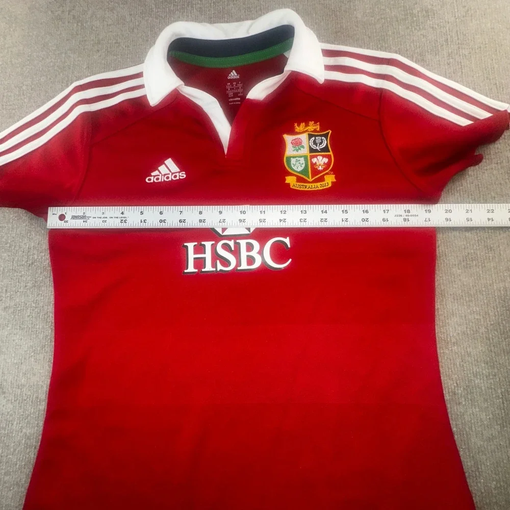 Adidas British & Irish Lions 2013 Australia Tour Rugby Jersey Red Mens Medium